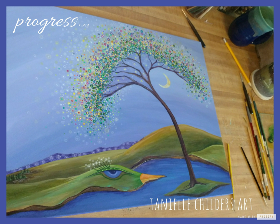 Painting in progress…